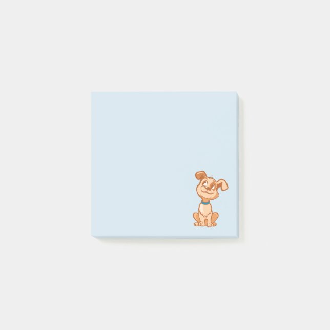 Notas adhesivas de perro lindo Post-it® (Anverso)