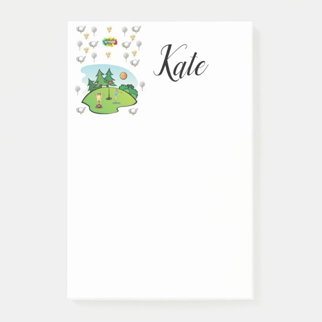 Notas Adhesivas Golf (Anverso)