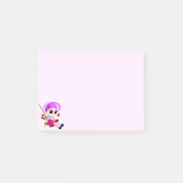 Notas adhesivas Happy Girl Post-it® (Anverso)
