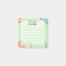 Notas adhesivas personalizadas "Una nota de" para