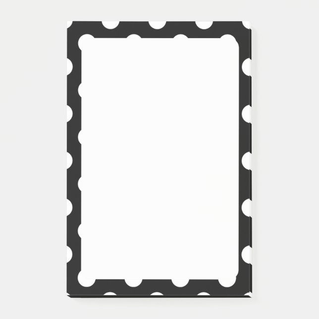 Notas Adhesivas Poka Dots Blancas Post-It® (Anverso)