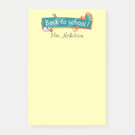 Notas adhesivas Post-it® para maestros 'De vuelta 