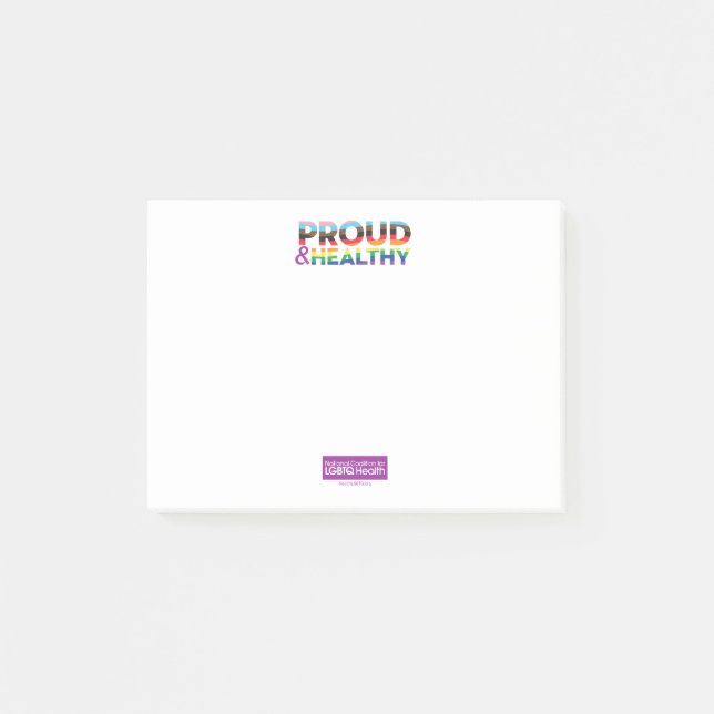 Notas adhesivas Proud & Healthy Post-It® (Anverso)