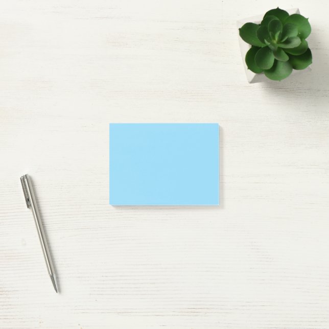 Notas Adhesivas Suaves Azul Bebé Post-it para Nota (Oficina)