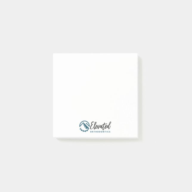 Notas blancas de ortodoncia elevadas (Anverso)