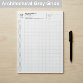 Notas Bloc de papel cuadriculado de ingeniería personali