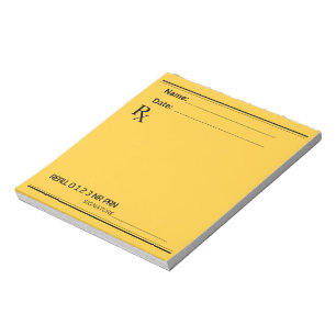 Notas Bloc de prescripción Rx – Escribe tus propias nota