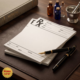 Notas Bloc de prescripción RX personalizada Doctor Farma