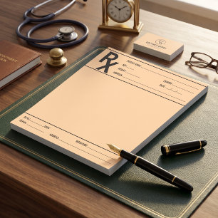 Notas Bloc de prescripción RX personalizada Doctor Farma
