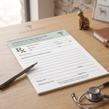 Bloc de prescripción veterinaria RX Recargas DVM L