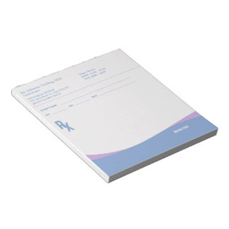 Notas Bloc de recetas de médico – Doctor RX editable