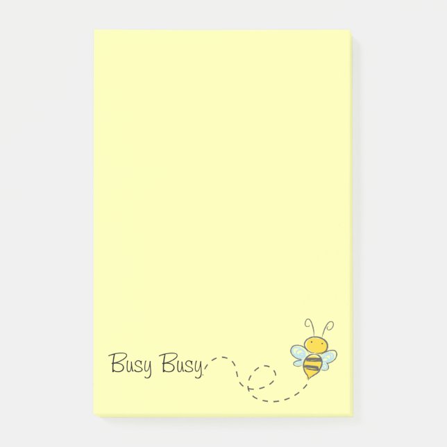 Notas Busy Bee Post-it® 4 x 6 (Anverso)