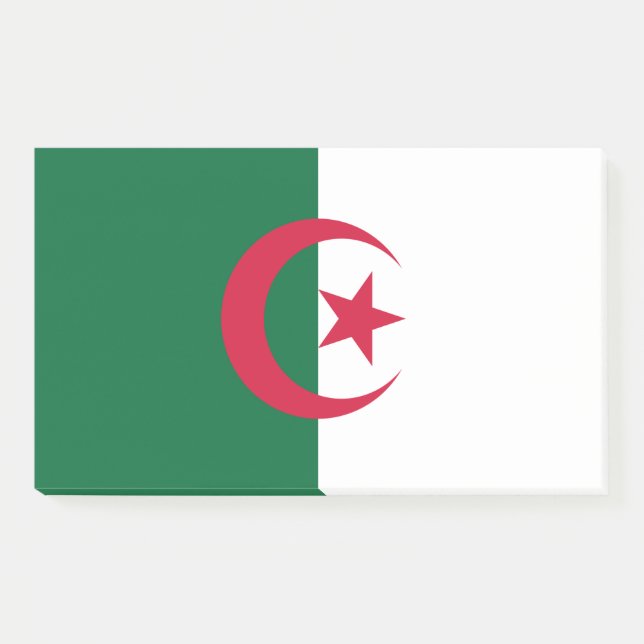Notas con bandera de Argelia (Anverso)