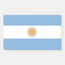 Notas con bandera de Argentina