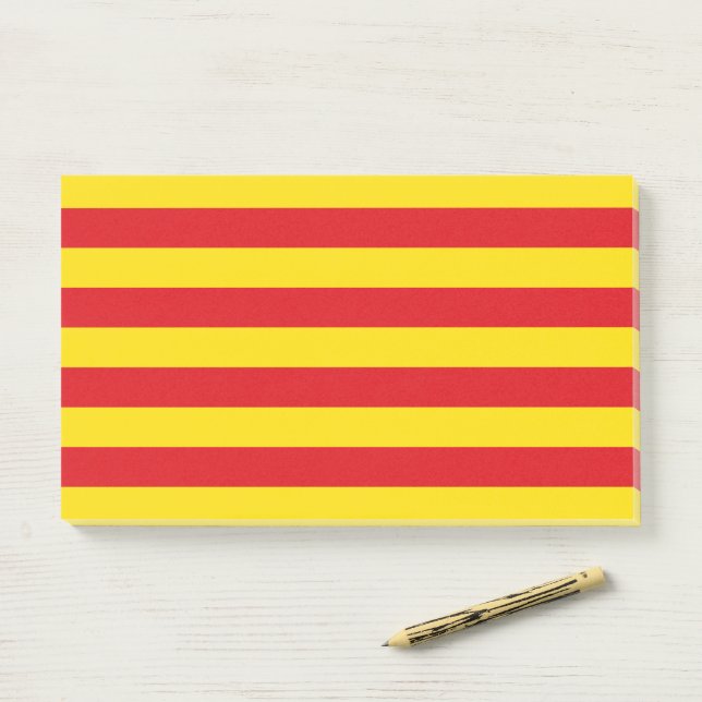 Notas con bandera de Cataluña (En escritorio)