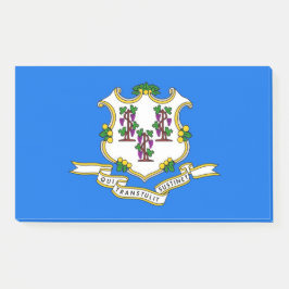 Notas con bandera de Connecticut, EE.UU.