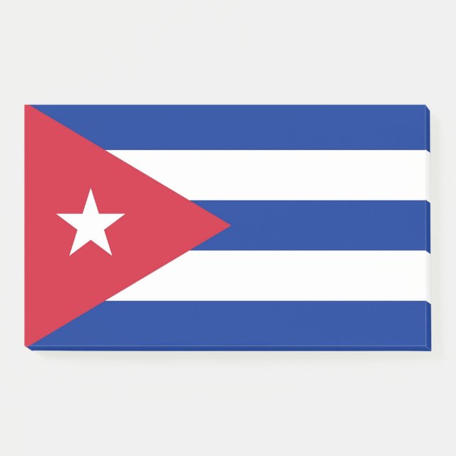 Notas con bandera de Cuba (Anverso)