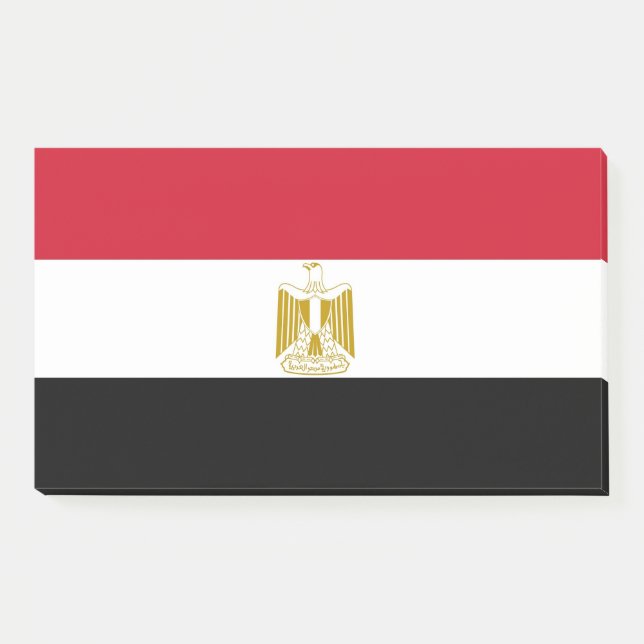 Notas con bandera de Egipto (Anverso)