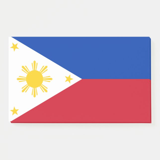 Notas con bandera de Filipinas (Anverso)