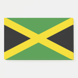 Notas con bandera de Jamaica