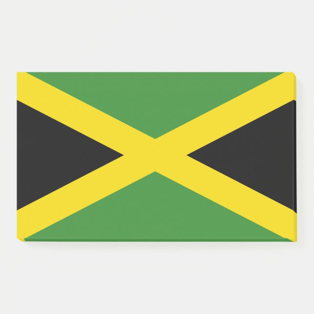 Notas con bandera de Jamaica (Anverso)