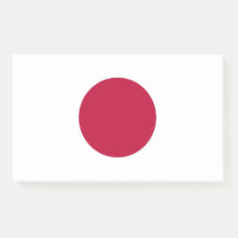 Notas con bandera de Japón