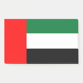 Notas con bandera de los EAU