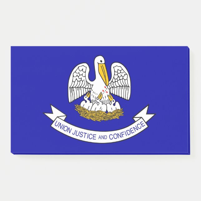 Notas con bandera de Luisiana, Estados Unidos (Anverso)