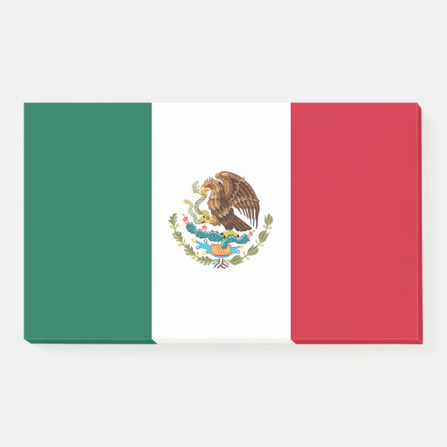 Notas con bandera de México (Anverso)