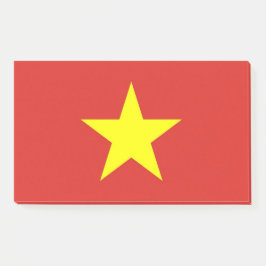 Notas con bandera de Vietnam