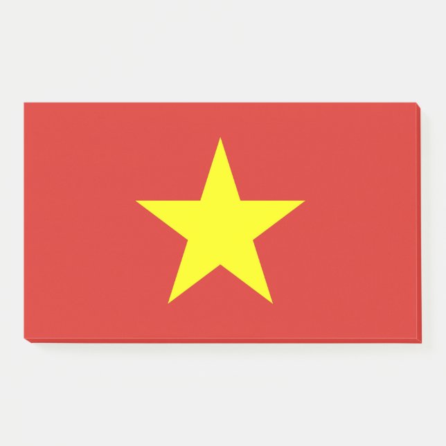 Notas con bandera de Vietnam (Anverso)