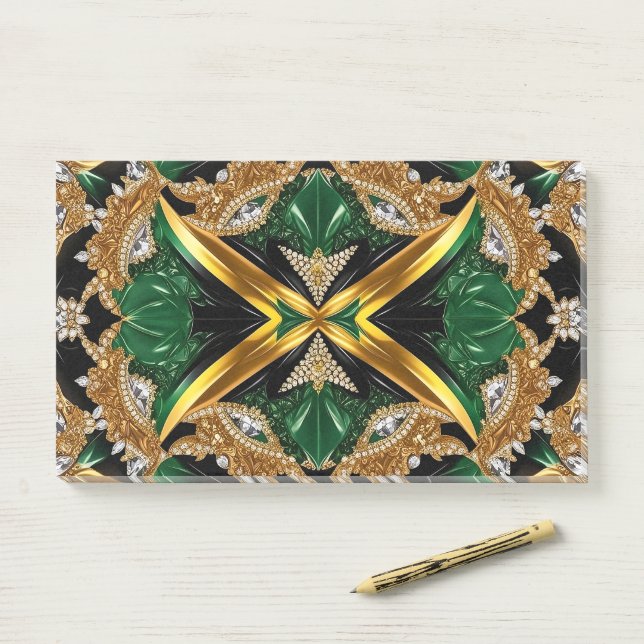 Notas con colores jamaiquinos (En escritorio)