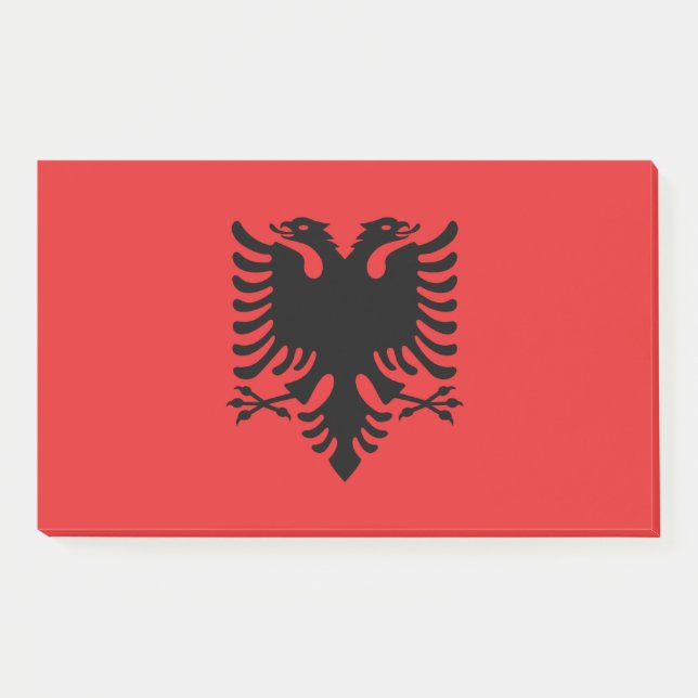 Notas con pabellón de Albania (Anverso)