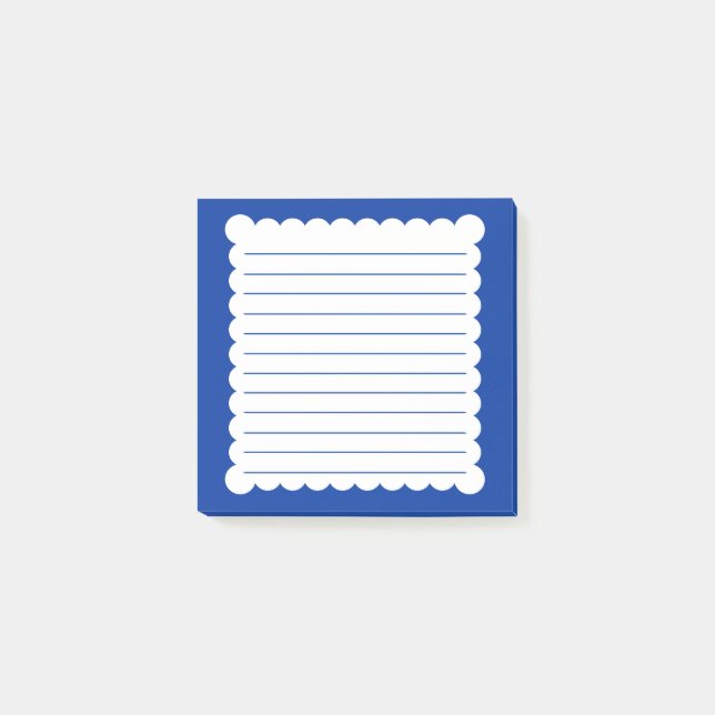 Notas Dark Blue Post-it® (Anverso)