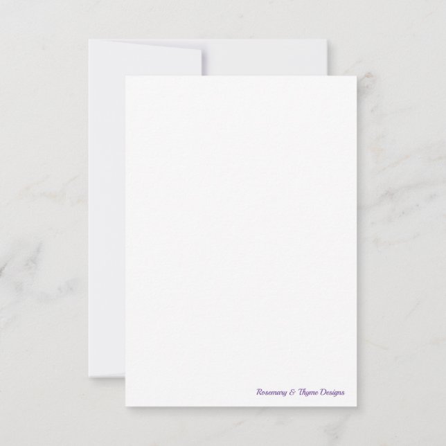 Notas de agradecimiento (Reverso)