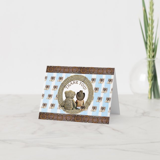 Notas de agradecimiento a Lil Cowboy y Teddy Bear (Anverso)