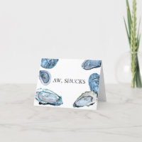 Notas de agradecimiento a Oyster - Aw, Shucks