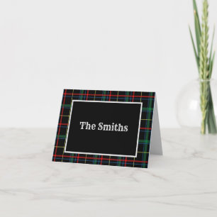 Notas de Agradecimiento de Holiday Plaid