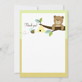 Notas de agradecimiento de Honey Bear y Bee Flat
