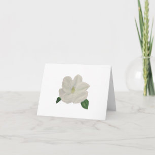 Notas de agradecimiento de Magnolia pintada a mano