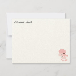 Notas de agradecimiento del Personalizado Francés 