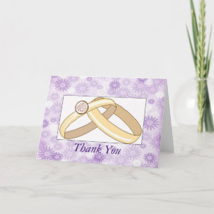 Notas de agradecimiento para anillo de boda