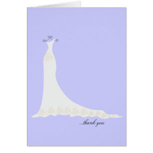 Notas de agradecimiento para vestido de novia {Vio
