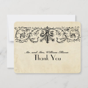 Notas de agradecimiento personalizadas de Black Fl