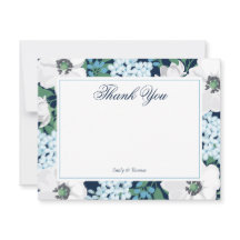 Notas de agradecimiento personalizadas del Rosa Bl