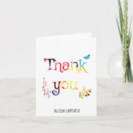 Notas de agradecimiento personalizadas, Letras Arc