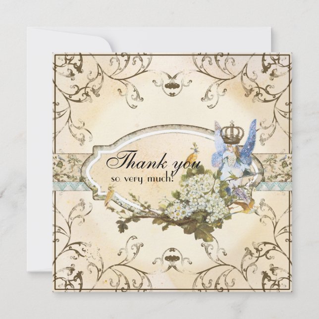 Notas de agradecimiento - Princesa de Faerie encan (Anverso)