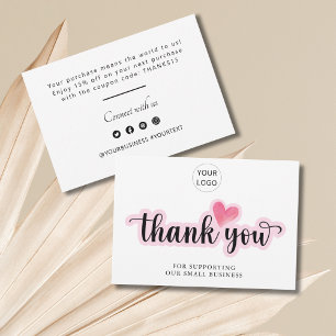 Notas de agradecimiento profesional personalizado