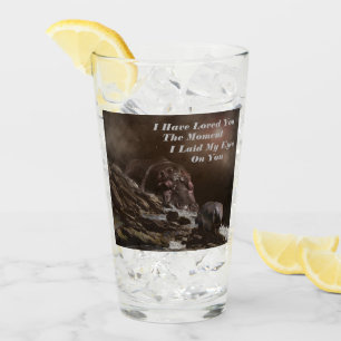 Notas de amor de Hippo, Glass de bebida de cumplea