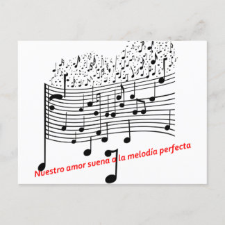 Notas de Amor: Ilustración Musical en Acuarela par